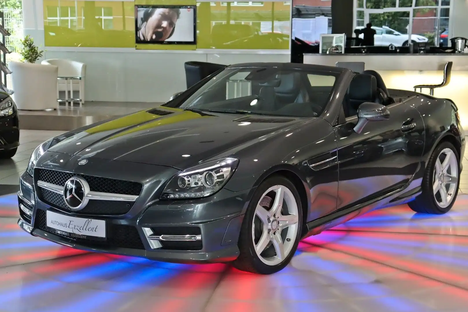 Mercedes-Benz SLK 250 Roadster AMG-Line*PANO*LEDER*NAVI*SHZ* Gri - 1