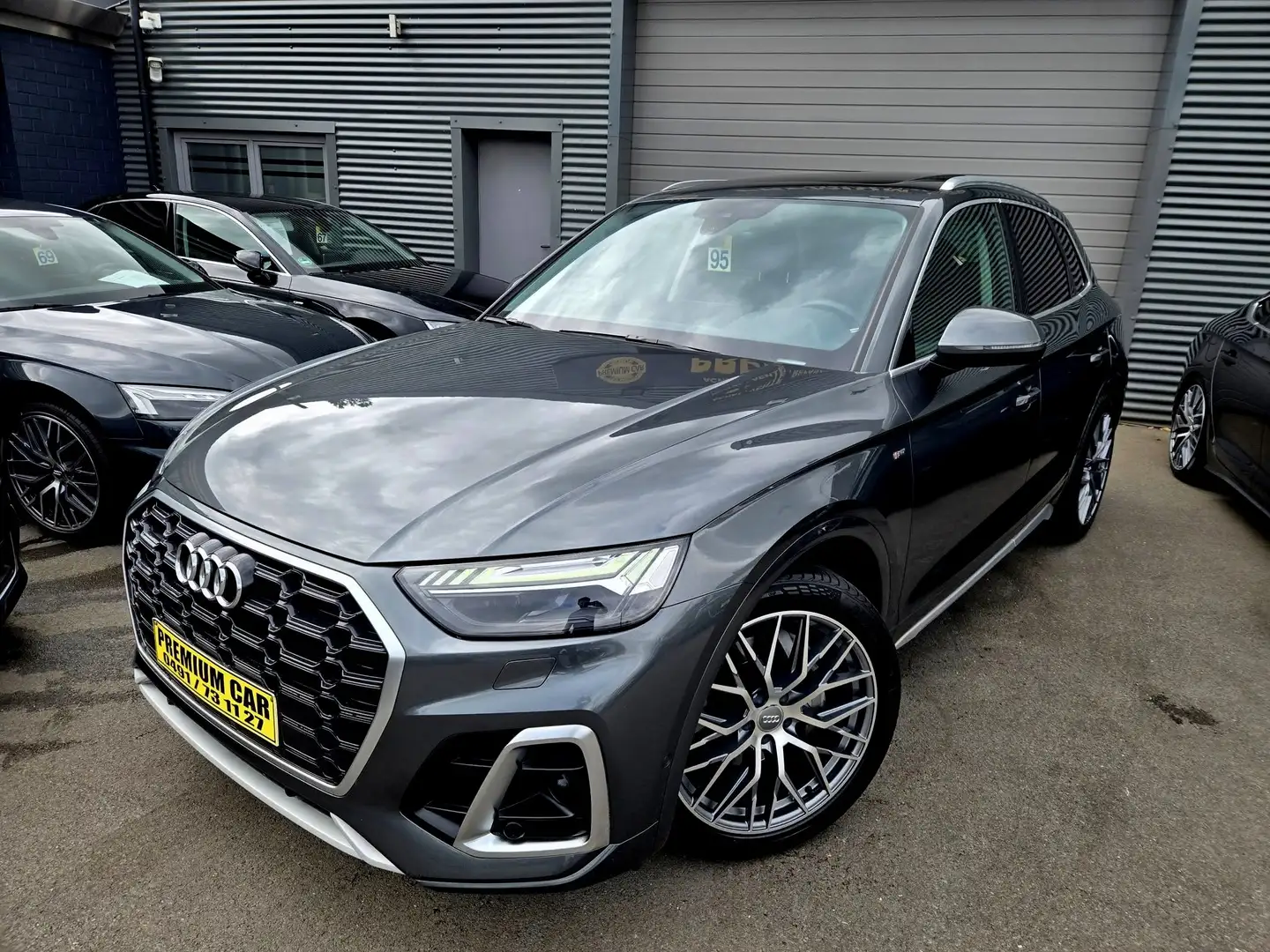 Audi Q5 Q5 35 TDI S tronic S line toit ouvrant Gris - 2