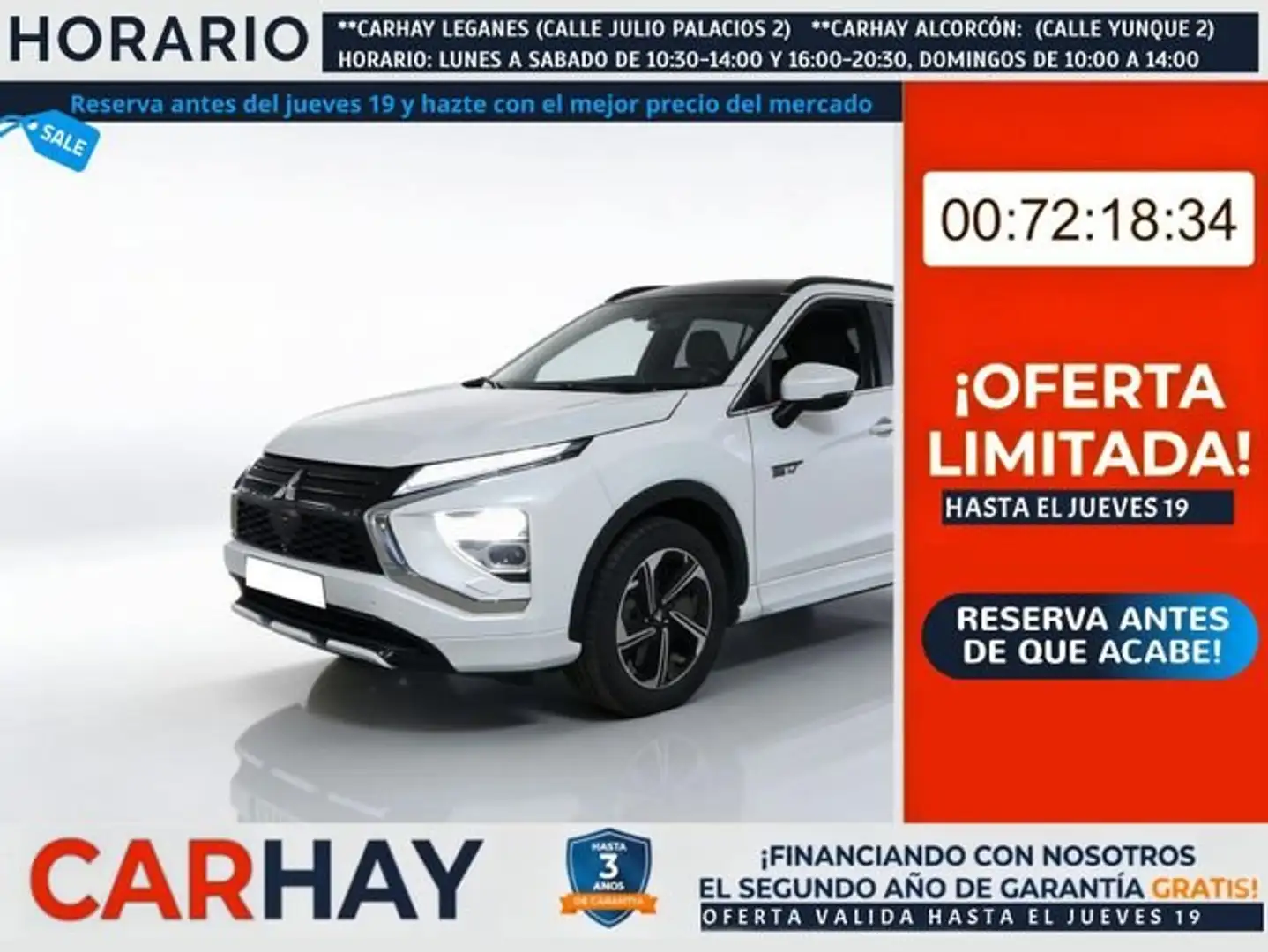 Mitsubishi Eclipse CROSS PHEV KAITEKI+4 Blanco - 1
