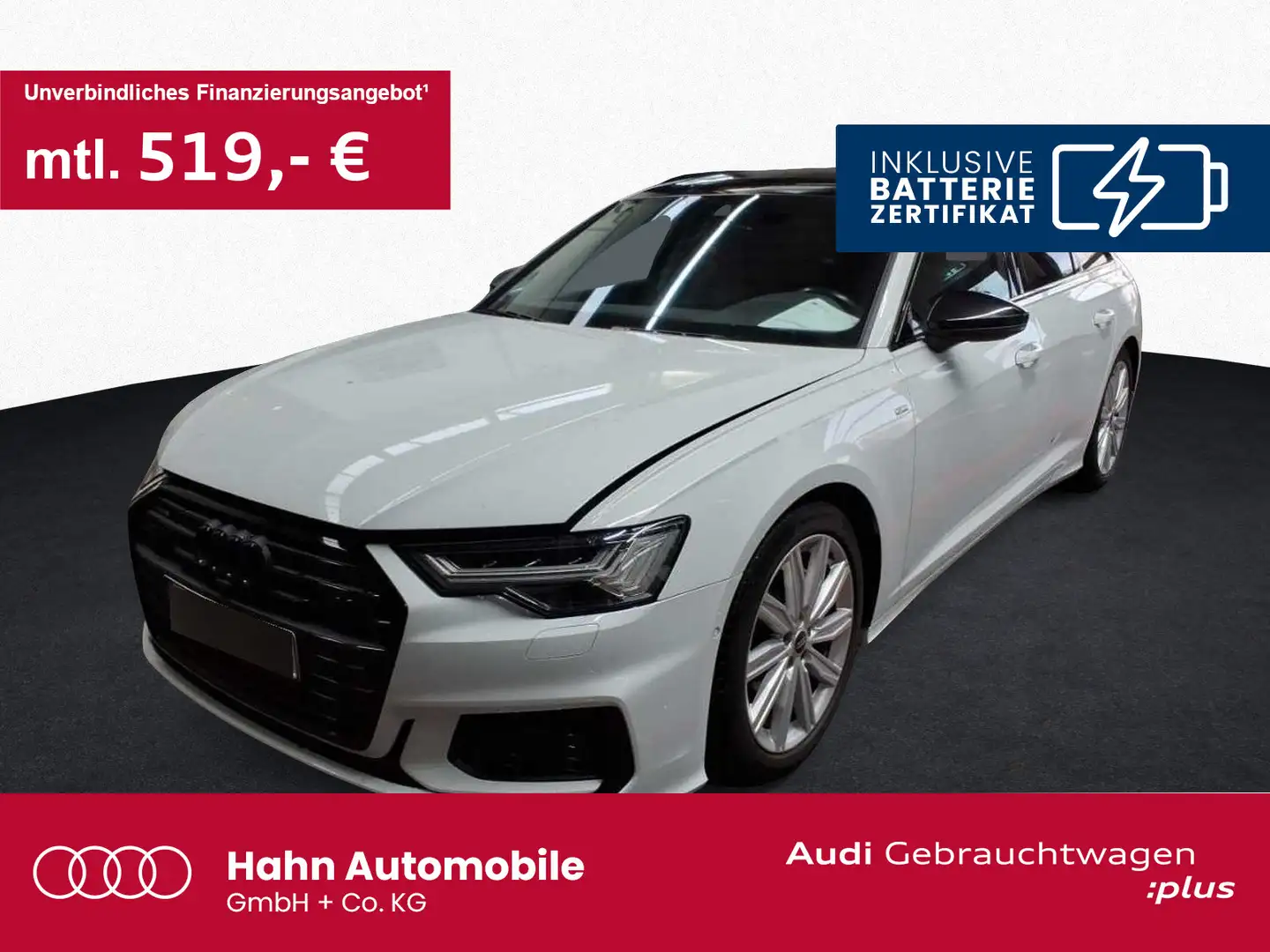 Audi A6 55 TFSIe quattro S line Pano B&O HD Mat Weiß - 1