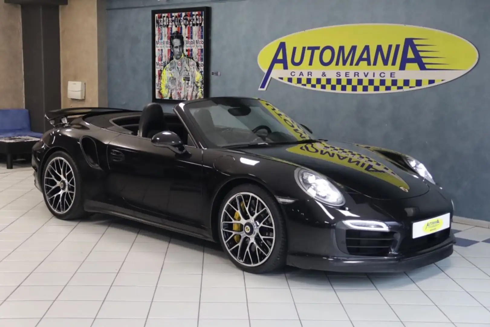 Porsche 911 3.8 Turbo S Cabriolet 911 560CV Tag.Uff.+Garanzia Nero - 1