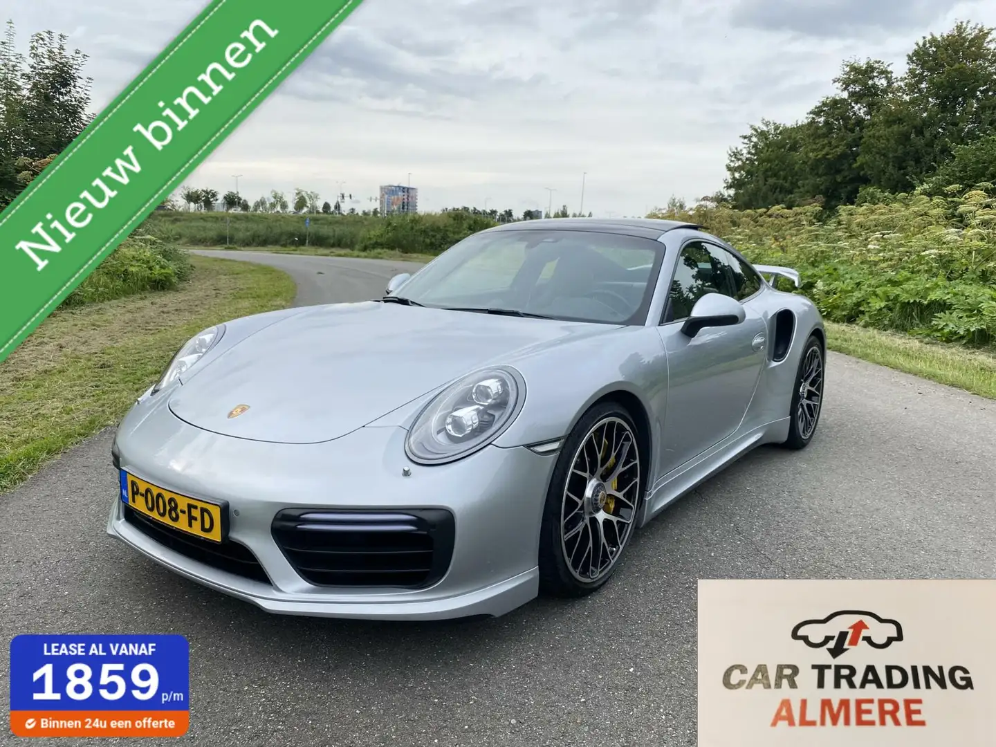 Porsche 991 3.8 Turbo S Grijs - 1