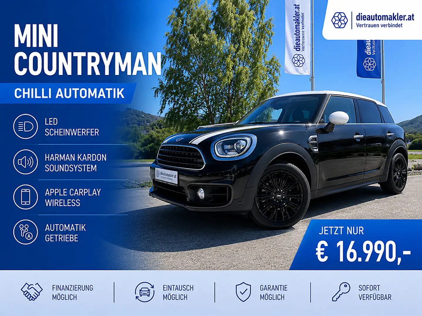 MINI Sonstige MINI Countryman Chilli | Automatik | HK Sound |... Schwarz - 1