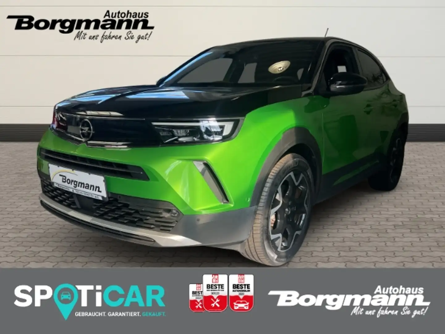Opel Mokka-E Ultimate Rückfahrkamera - Navi - Bluetooth - Tempo Groen - 1