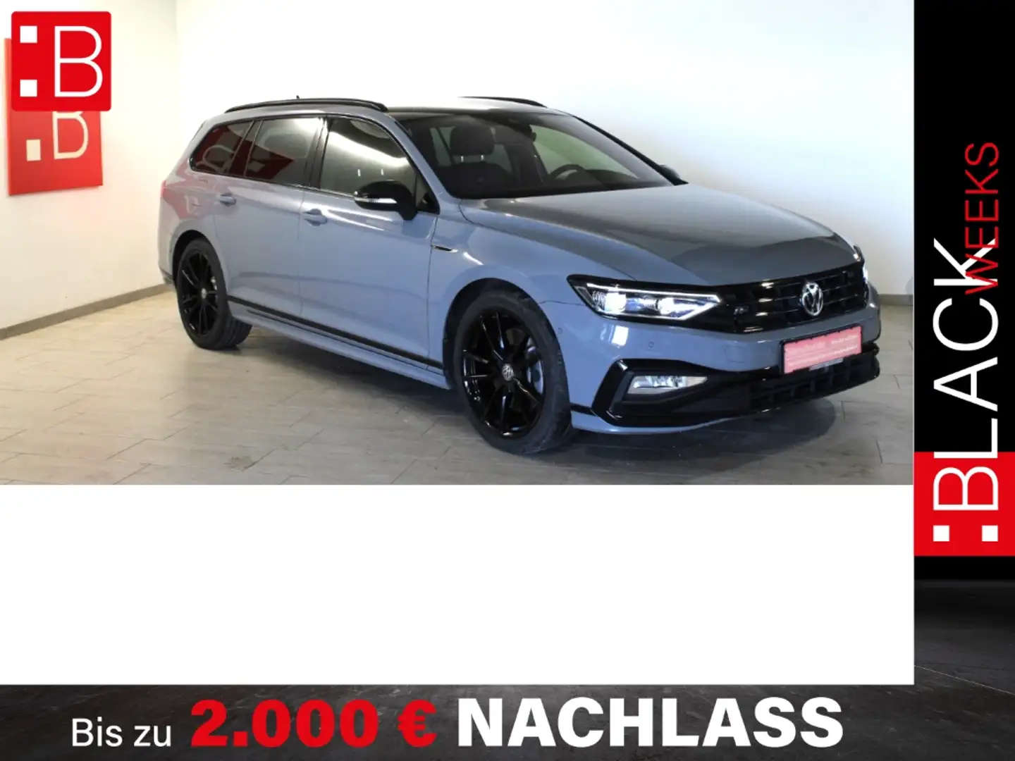 Volkswagen Passat Variant 2.0 TDI DSG 4Mo. R-Line Edition 19 MATRIX Gris - 1