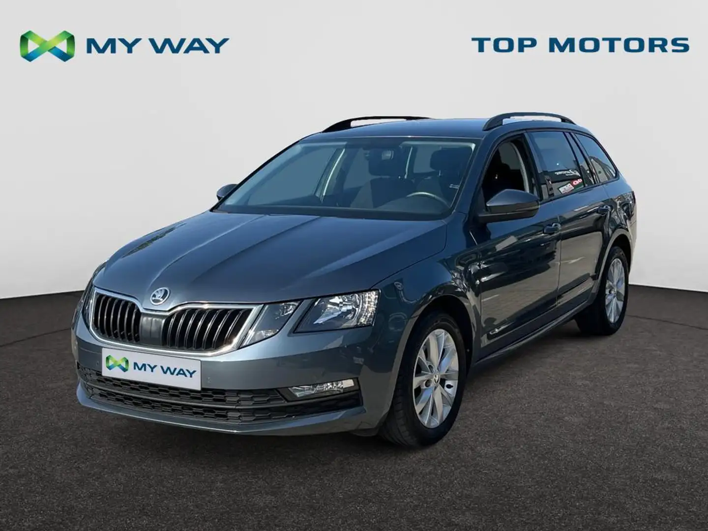 Skoda Octavia GARANTIE*GPS*CARPLAY*115PK*AUTOM. AIRCO*TOPWAY.BE Grijs - 1
