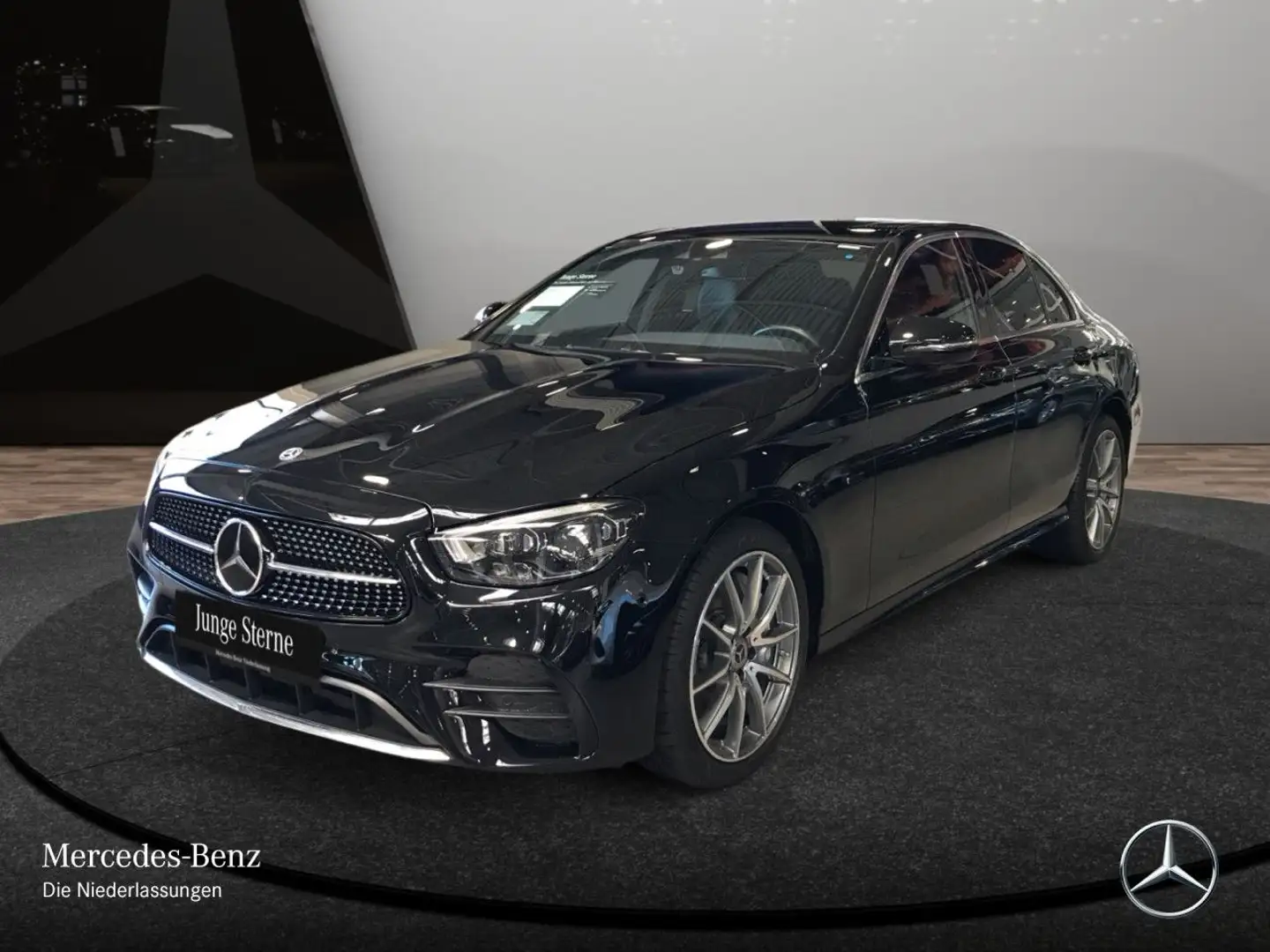 Mercedes-Benz E 300 de AMG+MULTIBEAM+FAHRASS+BURMESTER+KAMERA+9G Schwarz - 2