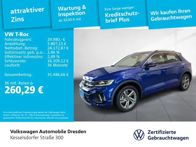 Volkswagen T-Roc 1.5 TSI R-Line Kamera Navi LED ACC