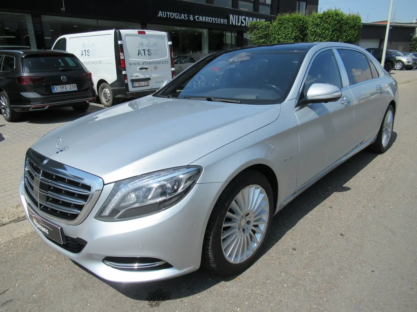 Maybach S 500 4Matic-ACC-HUD-Burmester-Leder-Massage-360 Argent - 1