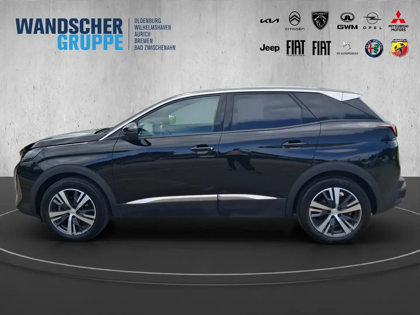 Peugeot 3008 Allure Pack 1.2 PureTech 130 Kam.+KeyLess Schwarz - 2