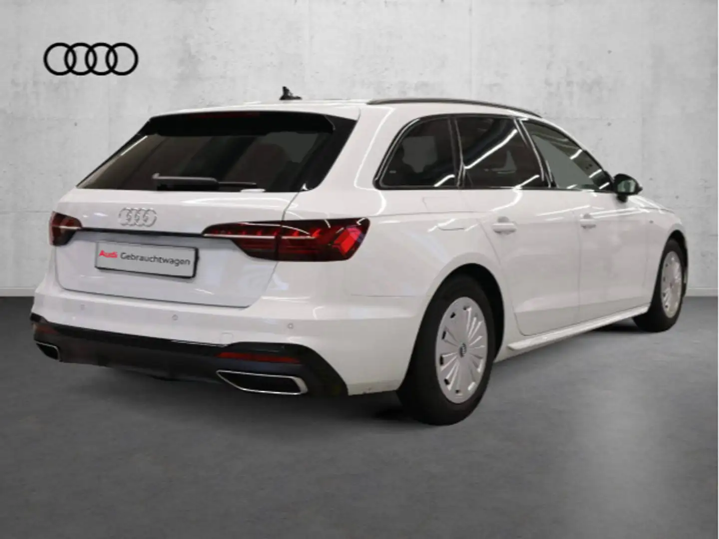 Audi A4 S line 35 TDI LED*VIRTUAL*NAV*AHK*8fach Weiß - 2