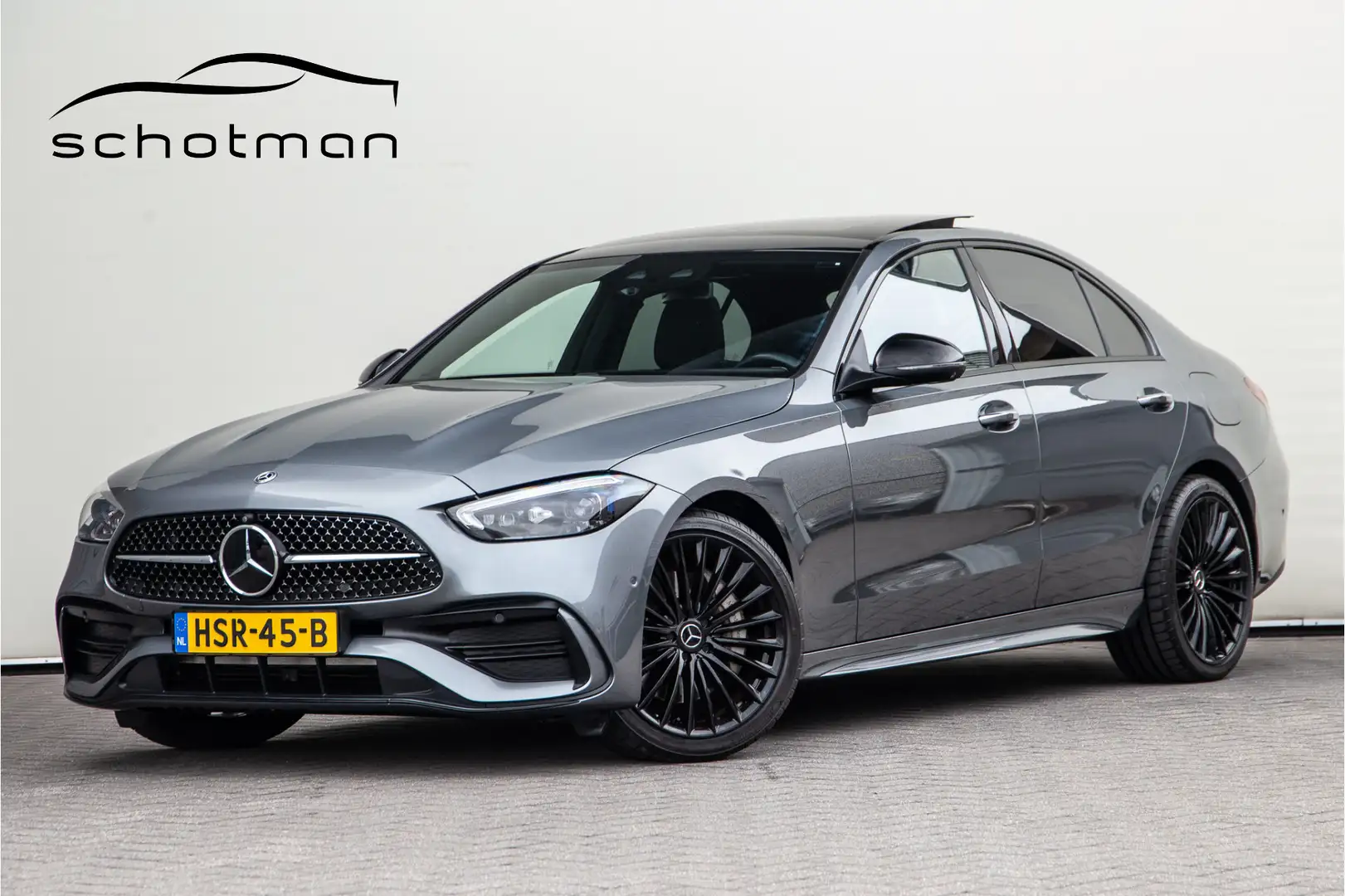 Mercedes-Benz C 300 e AMG Premium, Pano, Burmester, Nightpack, Key-Les Gris - 1