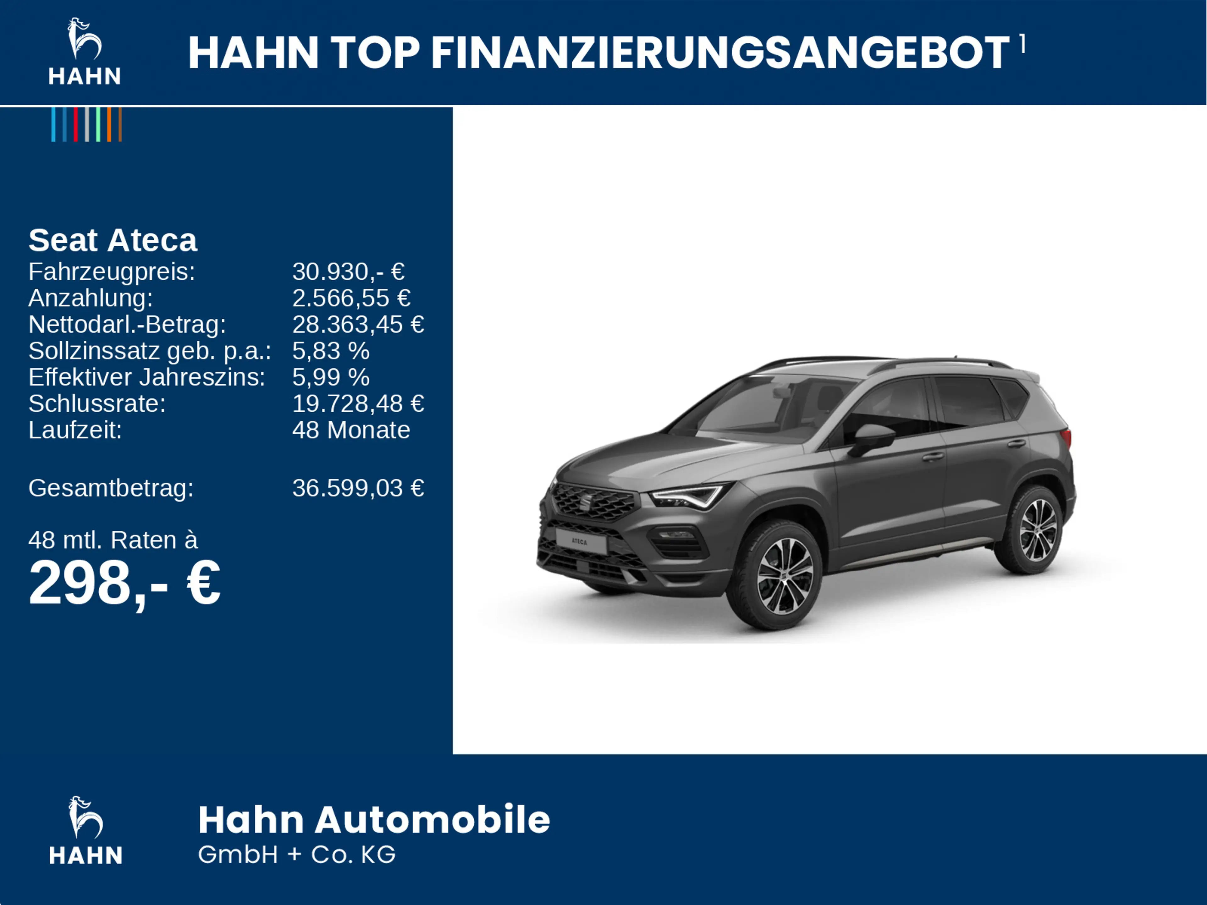 SEAT Ateca FR 1.5TSI DSG AHK 360° Navi LED ACC eHeck — photo 2