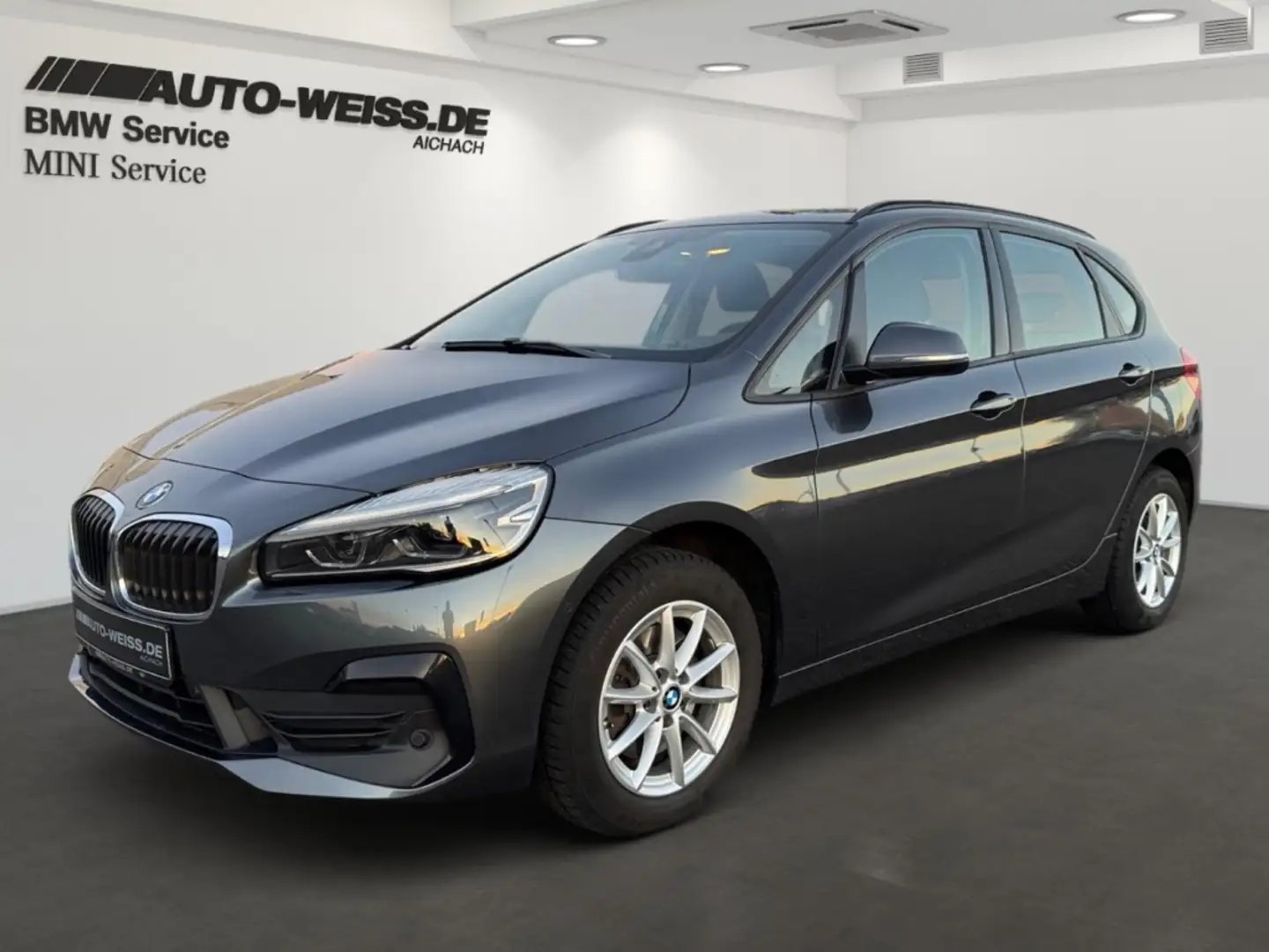 BMW 218 Active Tourer dA+NAVI+LED+DAB+SHZ+PDC+MFL+BT Grau - 1