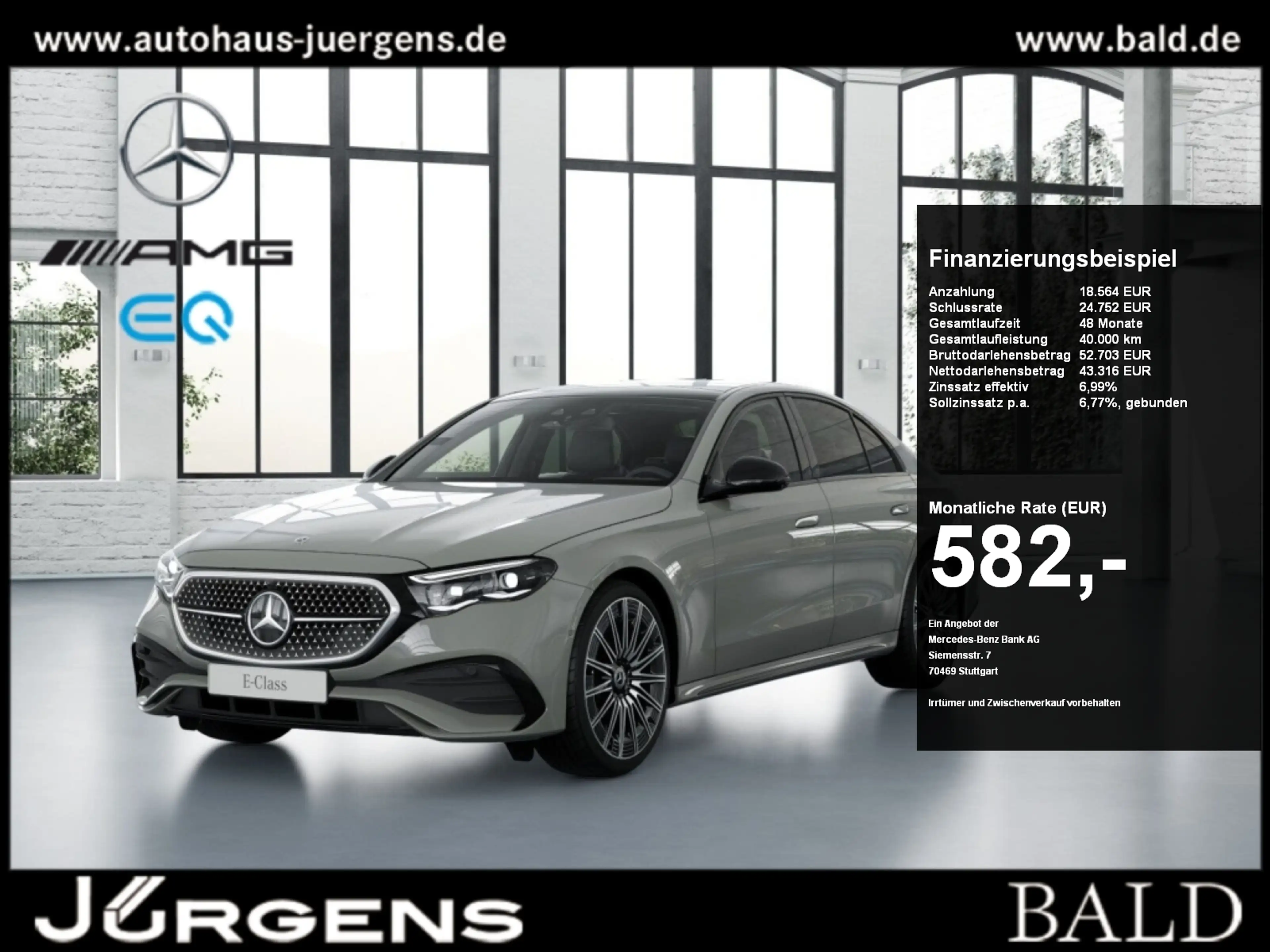 Mercedes-Benz E 220 d 4M AMG-Sport/Pano/Super/StdHz/DIGITAL/21