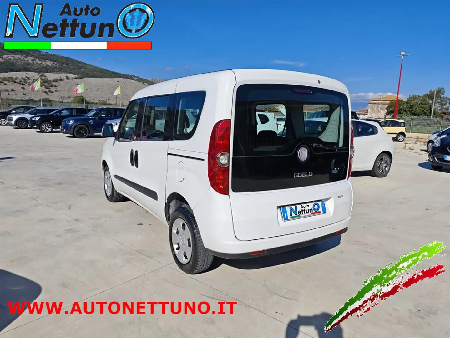 Fiat Doblo Doblò 1.6 MJT Dynamic 5 Posti Vettura Bianco - 2