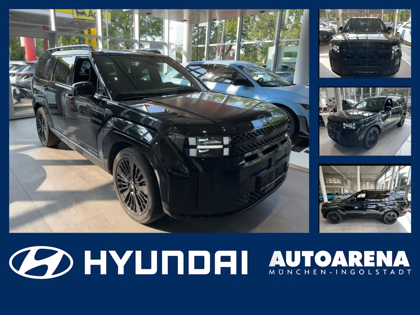 Hyundai SANTA FE PHEV MJ25 Blackline 360°Kamera Czarny - 1