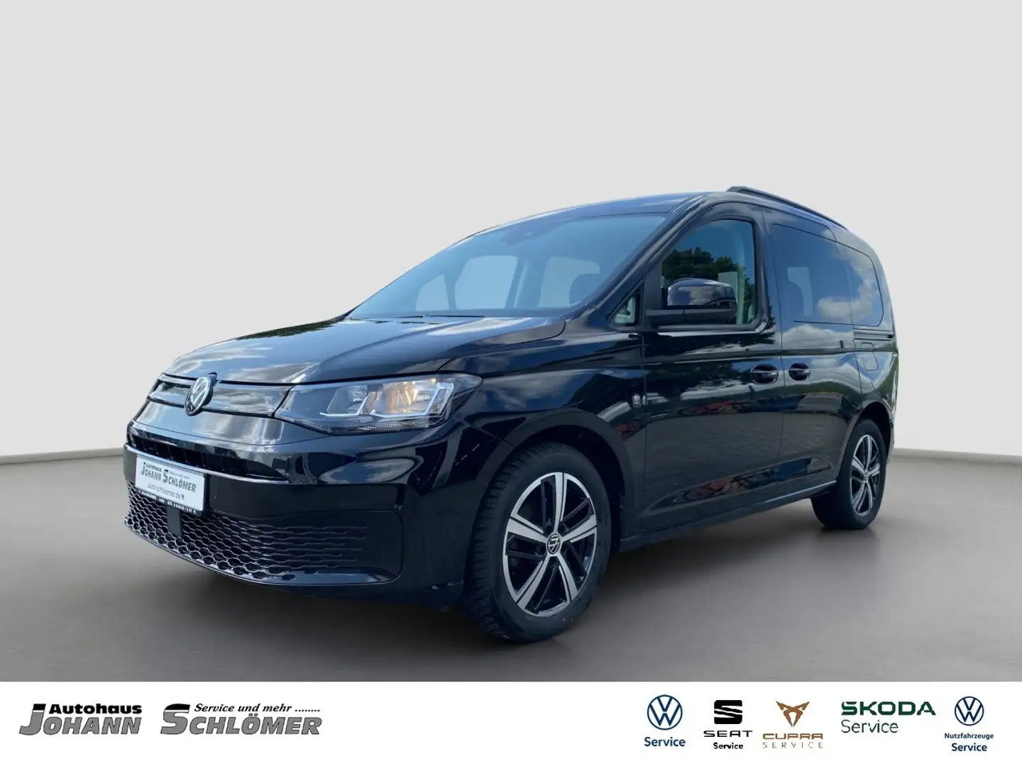 Volkswagen Caddy Kombi 2.0 TDI PDC SHZ TEMPOMAT SPURASSIST Klima Schwarz - 1