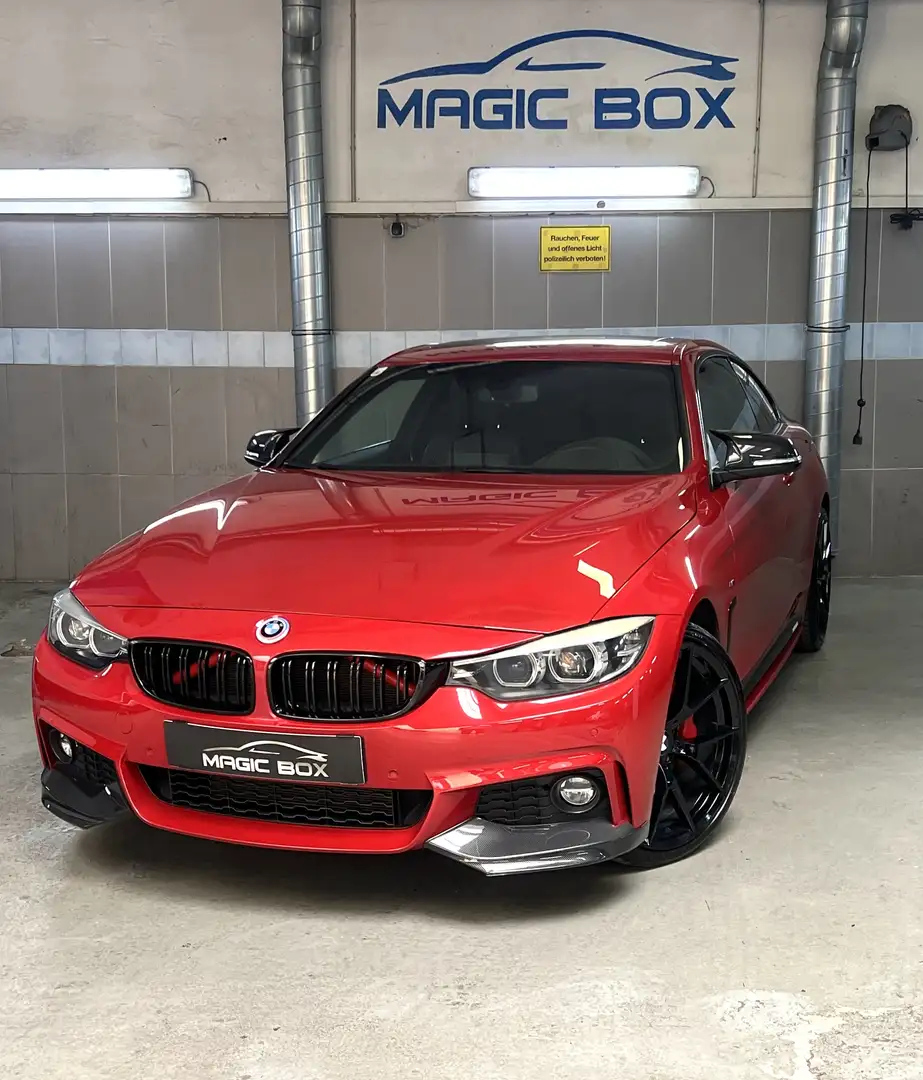 BMW 440 VOLL*M-Paket*KERAMIK*HeadUp*HarmanKardon*TYPISIERT Rosso - 1