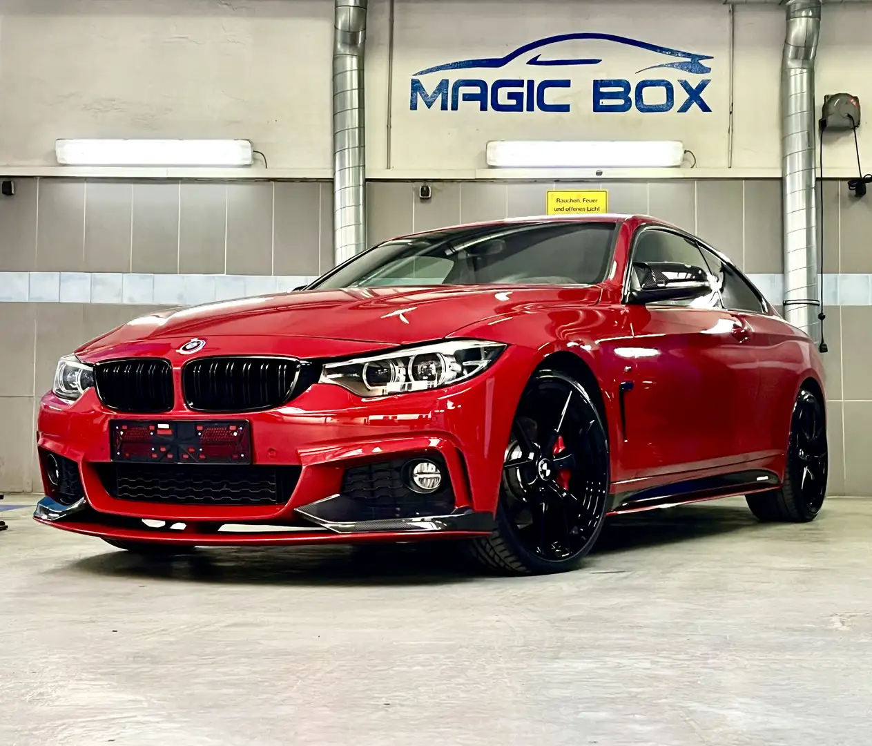 BMW 440 VOLL*M-Paket*KERAMIK*HeadUp*HarmanKardon*TYPISIERT Rot - 1