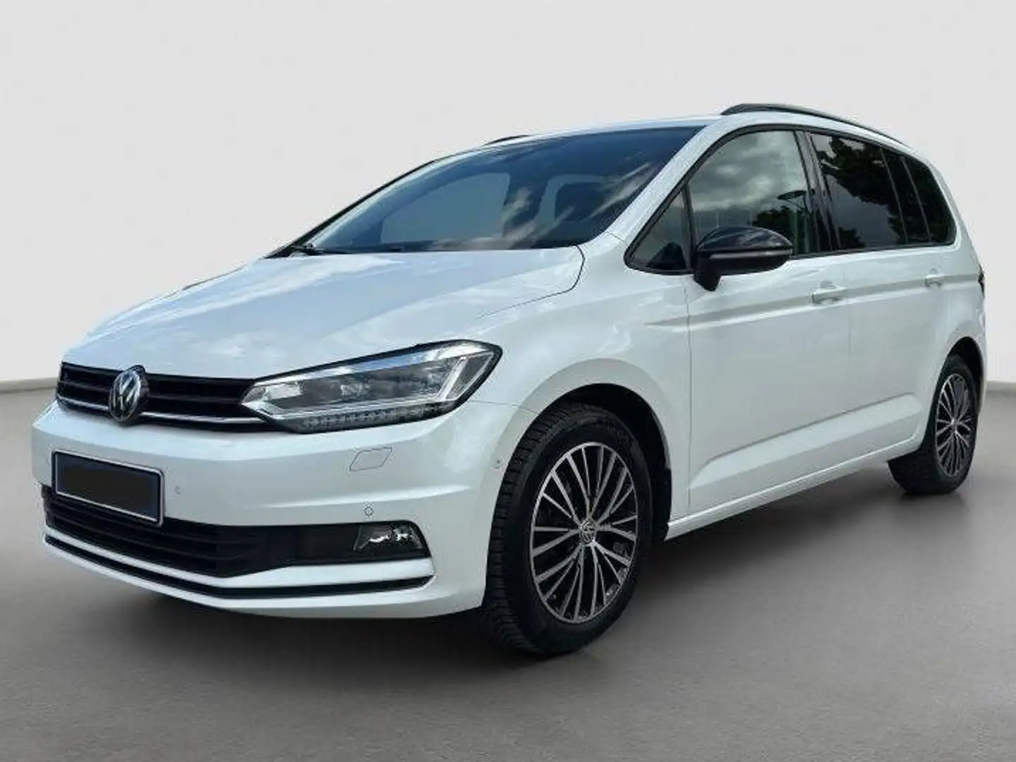 Volkswagen Touran Highline 2.0 TDI 190PS DSG | PANORAMA | DCC | ACC | LED | KAMERA | TOP Kombi / Family Van Weiß - 1