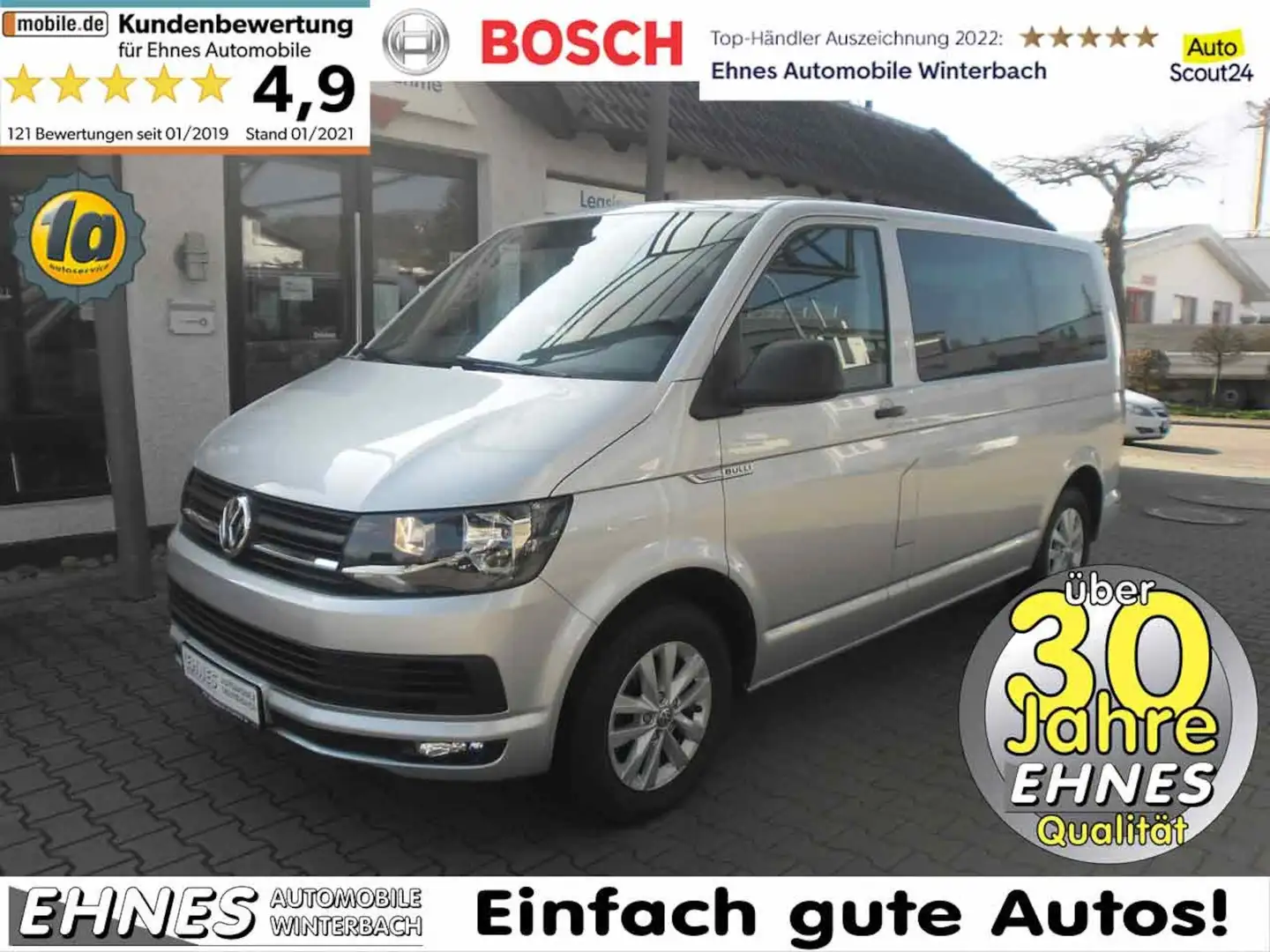Volkswagen T6.1 Multivan Trendline *AHK*SHZ*GRA* 8-fach Argintiu - 1