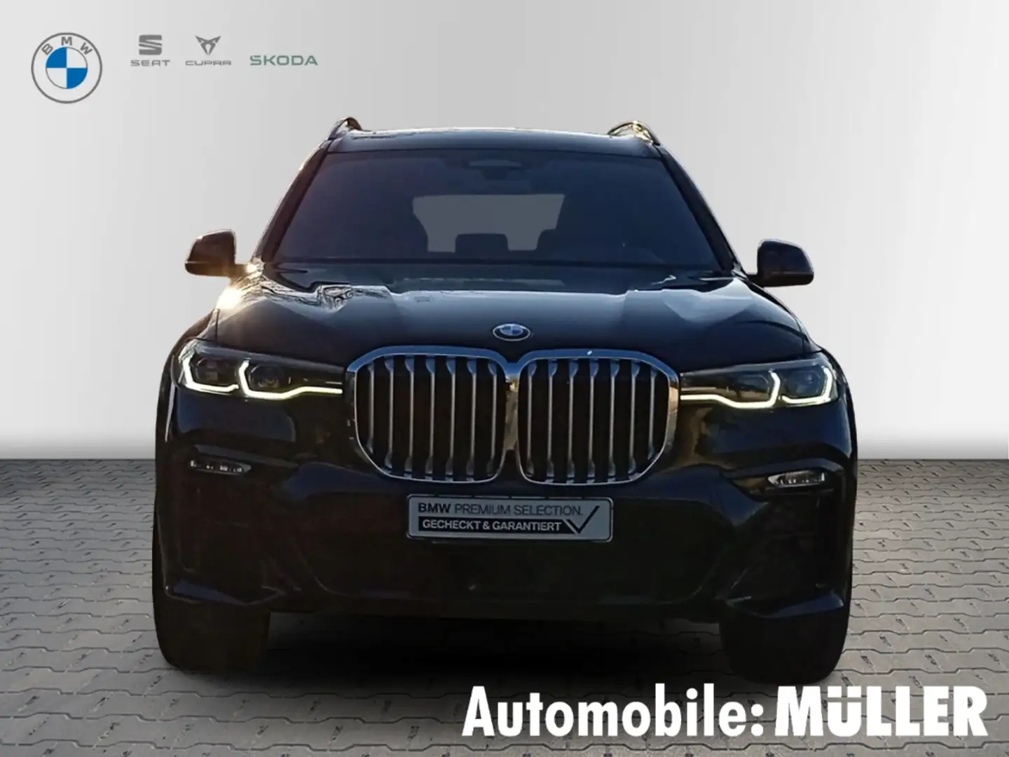 BMW X7 xDrive30d MSport+AHK+ACC+LASERLICHT+KAMERA 360 Schwarz - 2