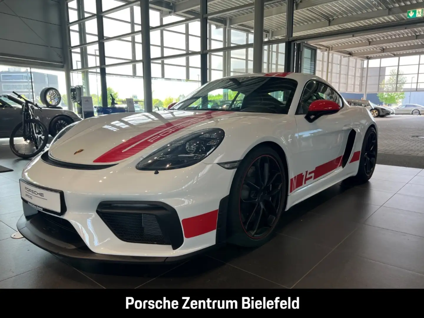 Porsche Cayman 718 GT4 Sportabgasanlage Rückfahrkamera Weiß - 1