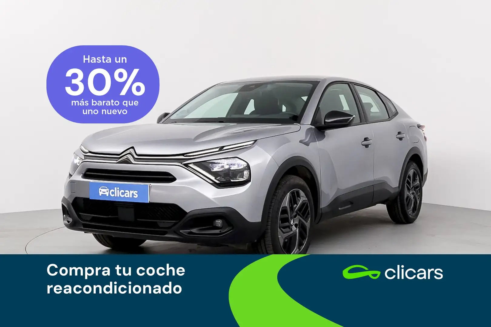 Citroen C4 X 1.2 PureTech Plus S&S EAT8 130 Argent - 1