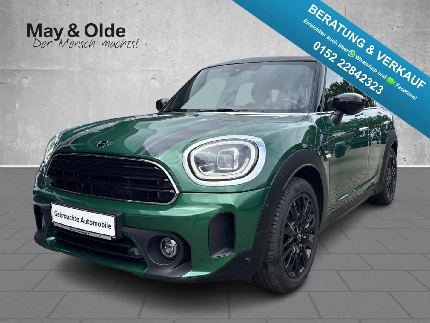 MINI Cooper Countryman Pano T-Leder Aut Navi LED PDC SHZ Grün - 1