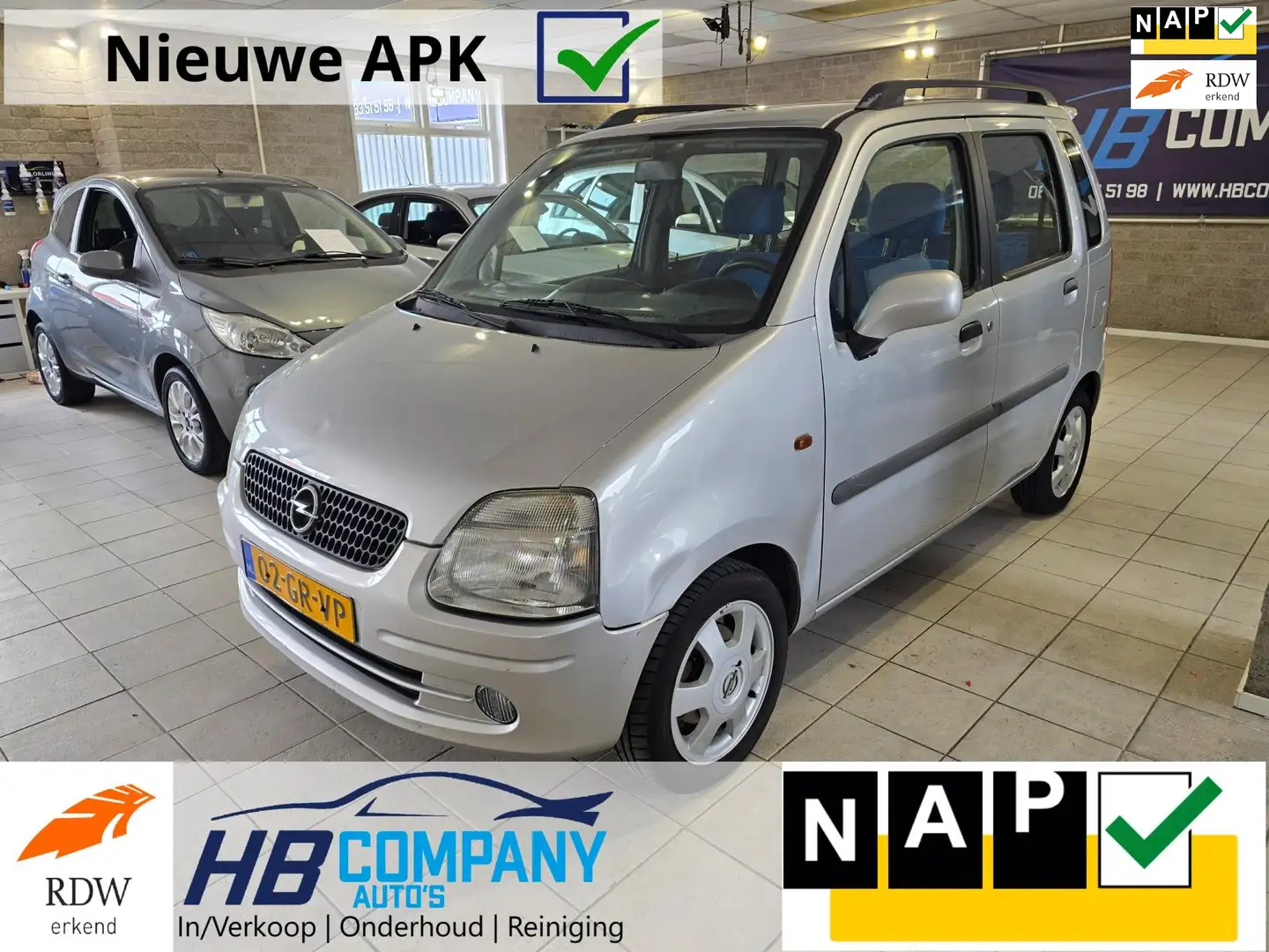 Opel Agila 1.2-16V Elegance| Nieuwe APK 06-07-2026 | Stuurbek Сірий - 1
