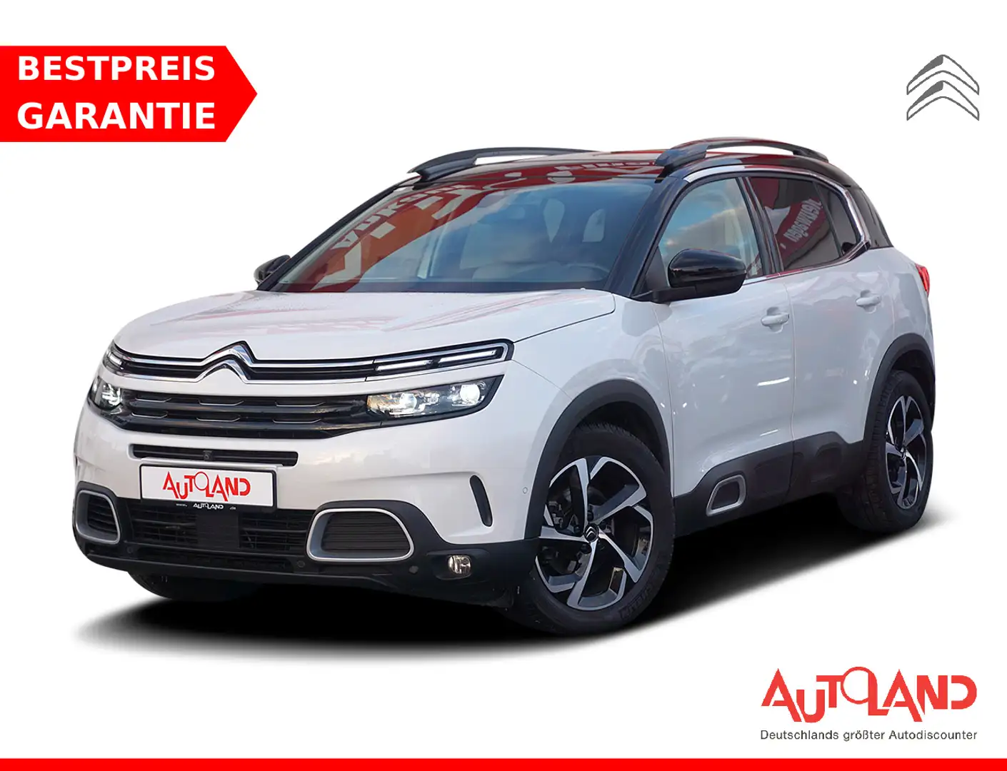 Citroen C5 Aircross BlueHDI 180 AT LED Navi SHZ Kam VC AHK Weiß - 1