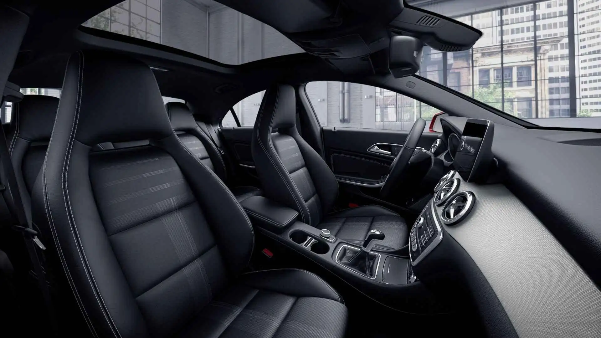 Mercedes-Benz CLA 180 Coupé Business Line | Panoramisch Dak | Trekhaak | Rood - 2