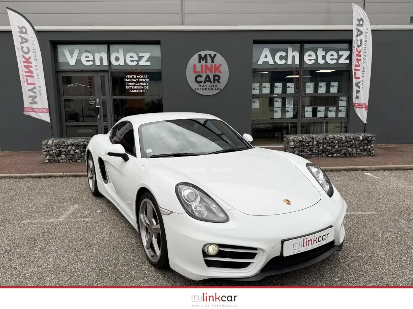 Porsche Cayman Cayman 2.7i 275 cv PDK  Type 981 coupé Weiß - 1
