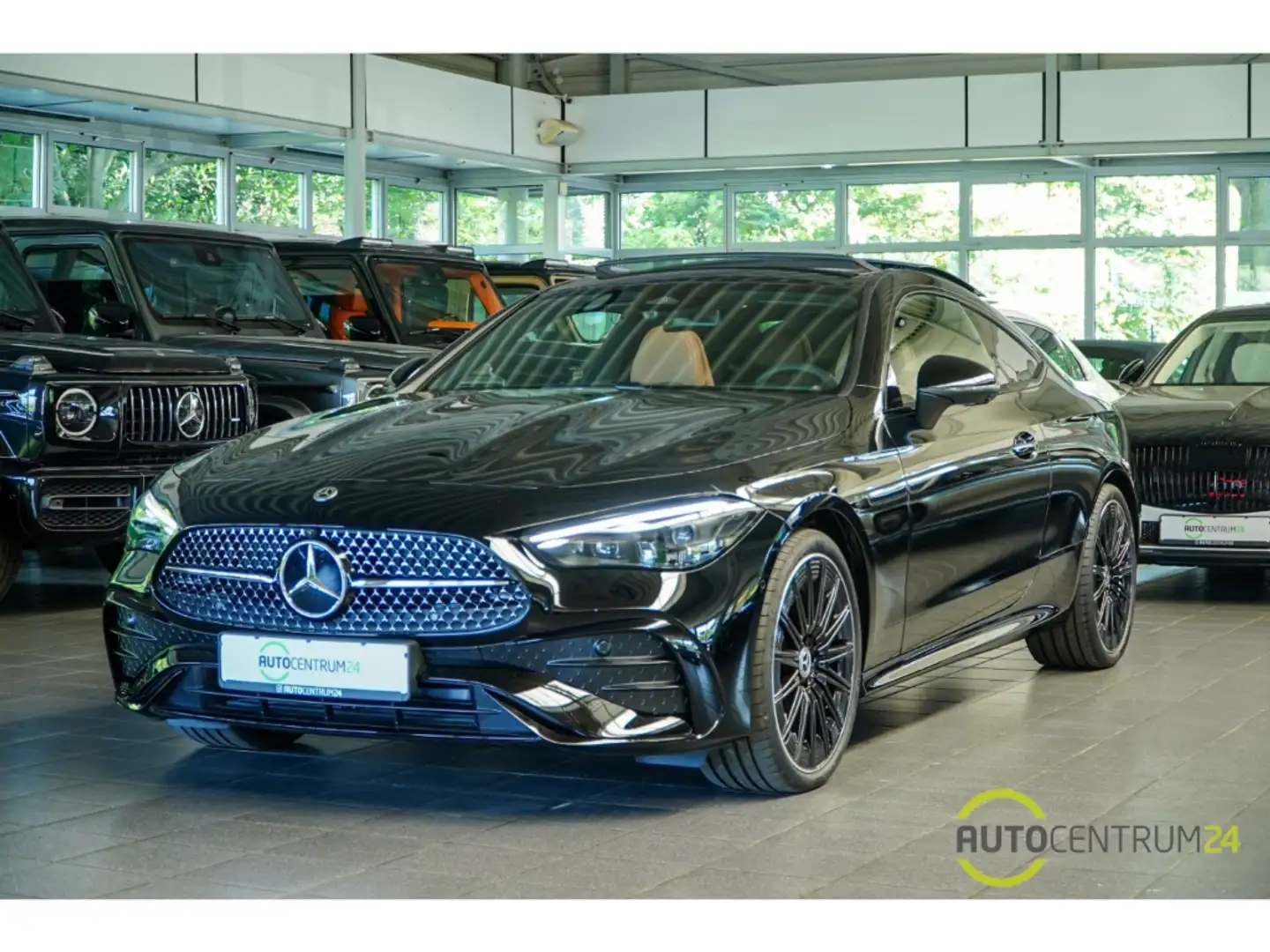 Mercedes-Benz CLE 200 Coupe AMG PremiumPlus Pano Memo HUD Чорний - 2
