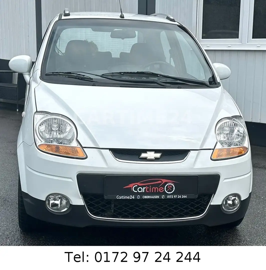 Chevrolet Matiz SE 1,0 Ltr.* WENIG KM*KLIMA*TÜV NEU* Weiß - 1