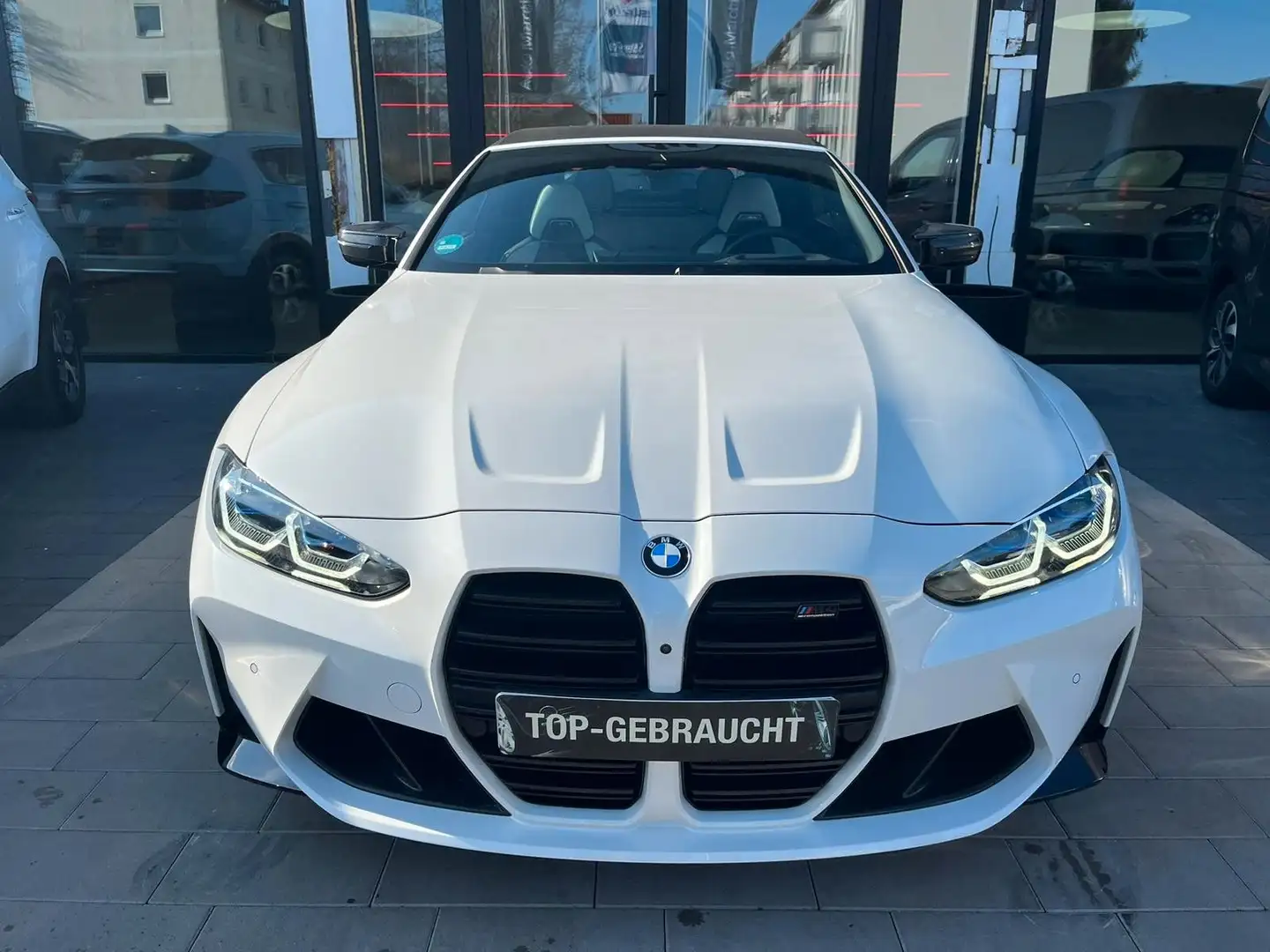 BMW M4 Cabrio G83 xDrive Competition*Carbon*Laser* Weiß - 2