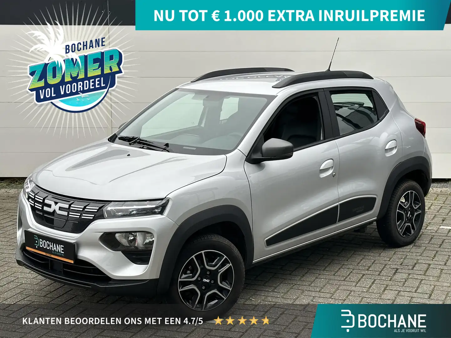 Dacia Spring Expression 27 kWh | Snel laden | Camera | Leder | Argento - 1