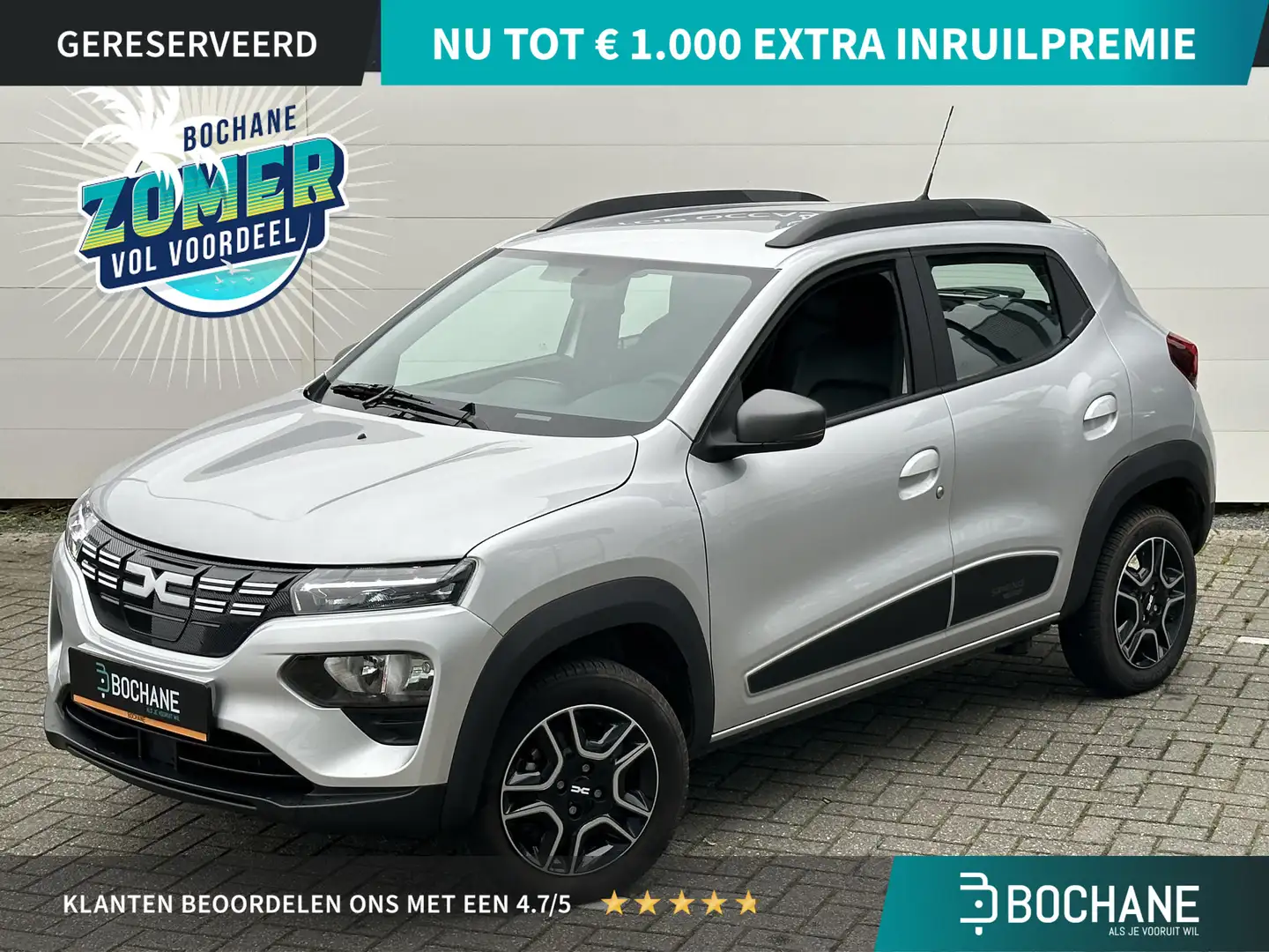 Dacia Spring Expression 27 kWh | Snel laden | Camera | Leder | Zilver - 1