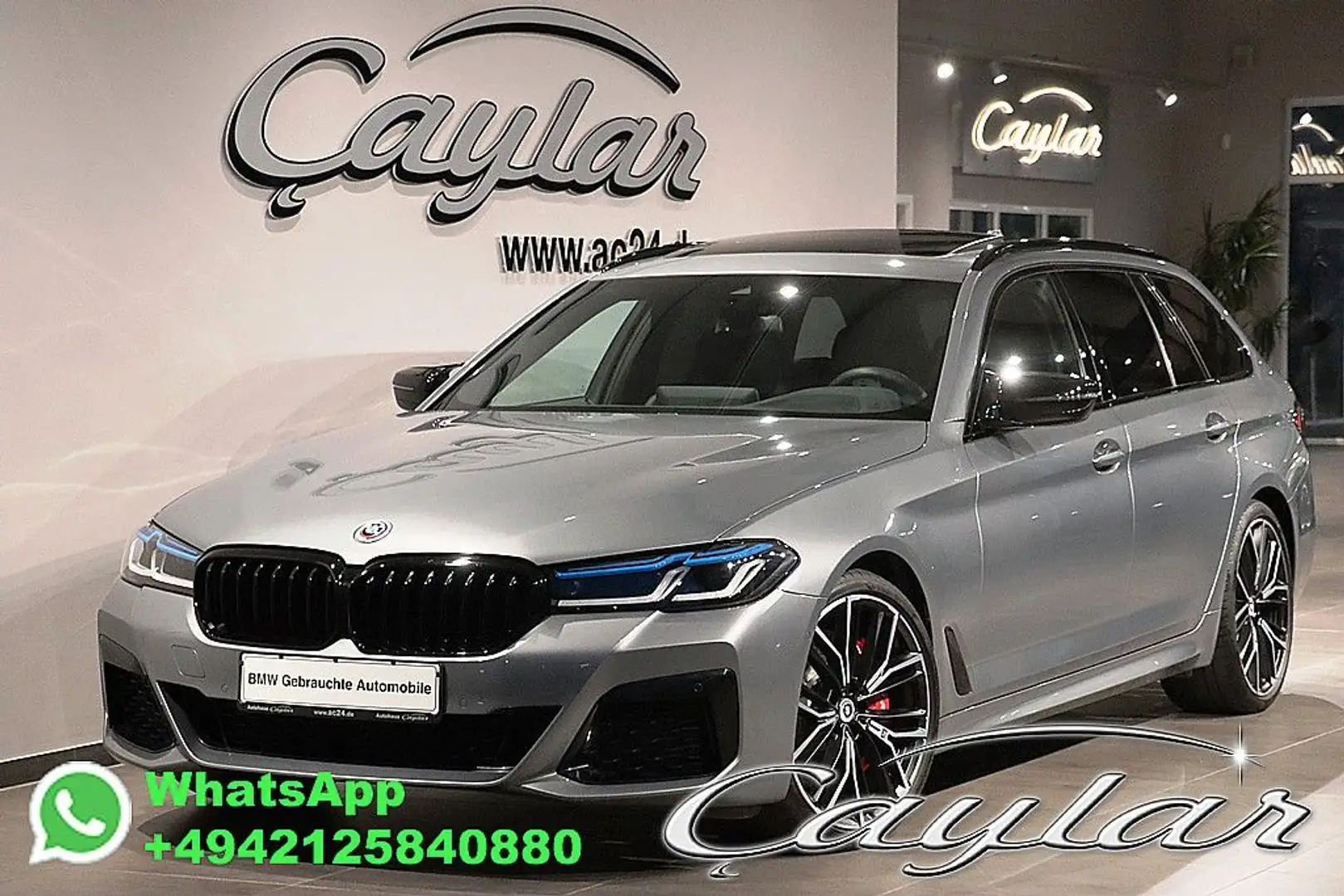 BMW 540 xD TOUR M SPORT M SITZE STANDHEIZ LASER PANO Gris - 1
