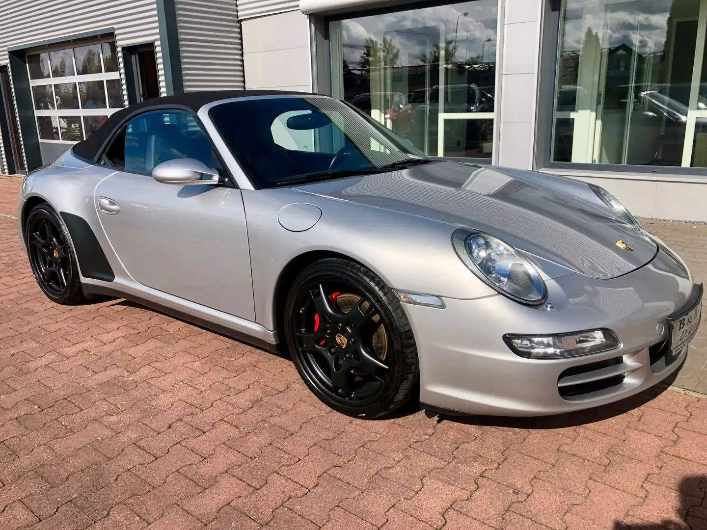 Porsche 911 Carrera 4 S Cabrio/Leder/Sitzhz/Klappen Ausp Silber - 1