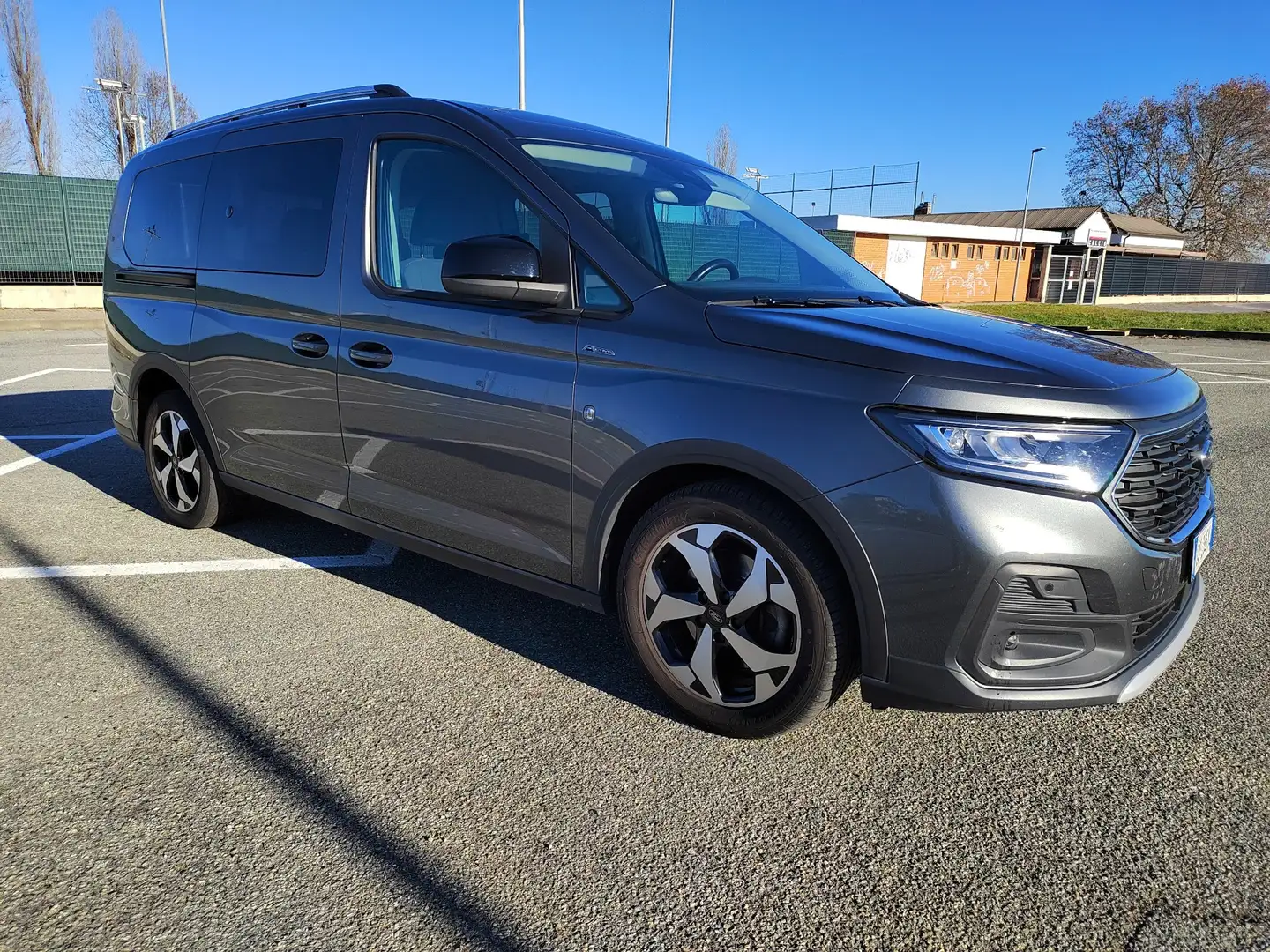 Ford Tourneo Connect 2.0 tdi 7posti navi adas android/apple tetto Gris - 2