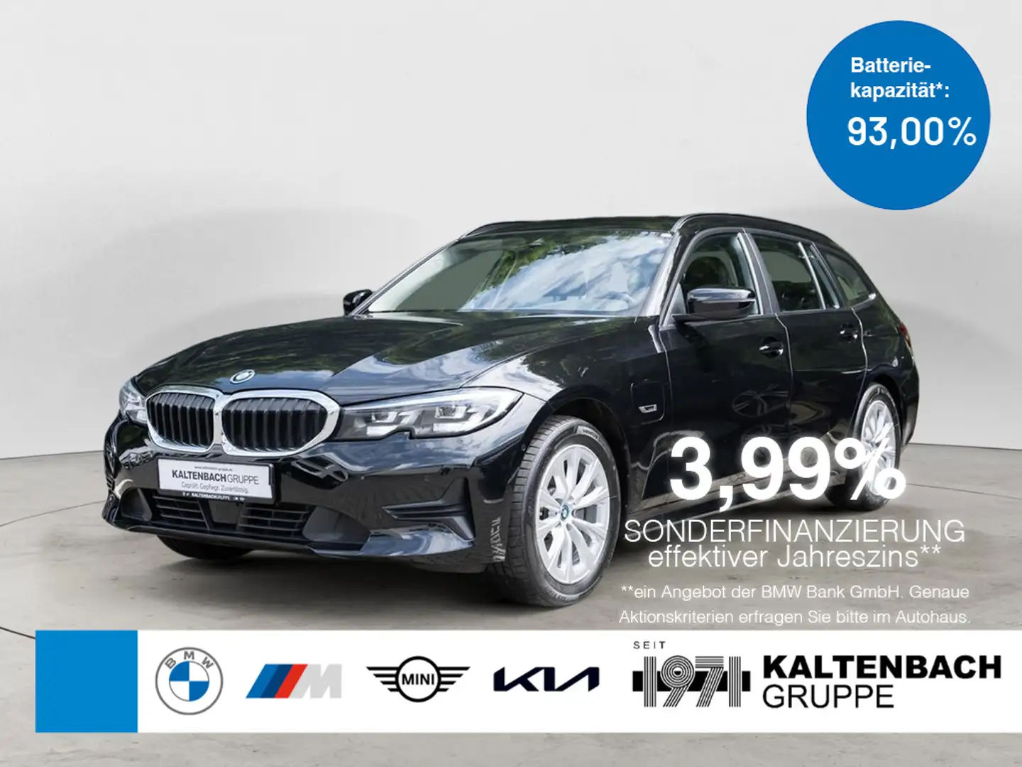 BMW 320 e Touring Advantage LED ACC W-LAN NAVI SHZ Noir - 1