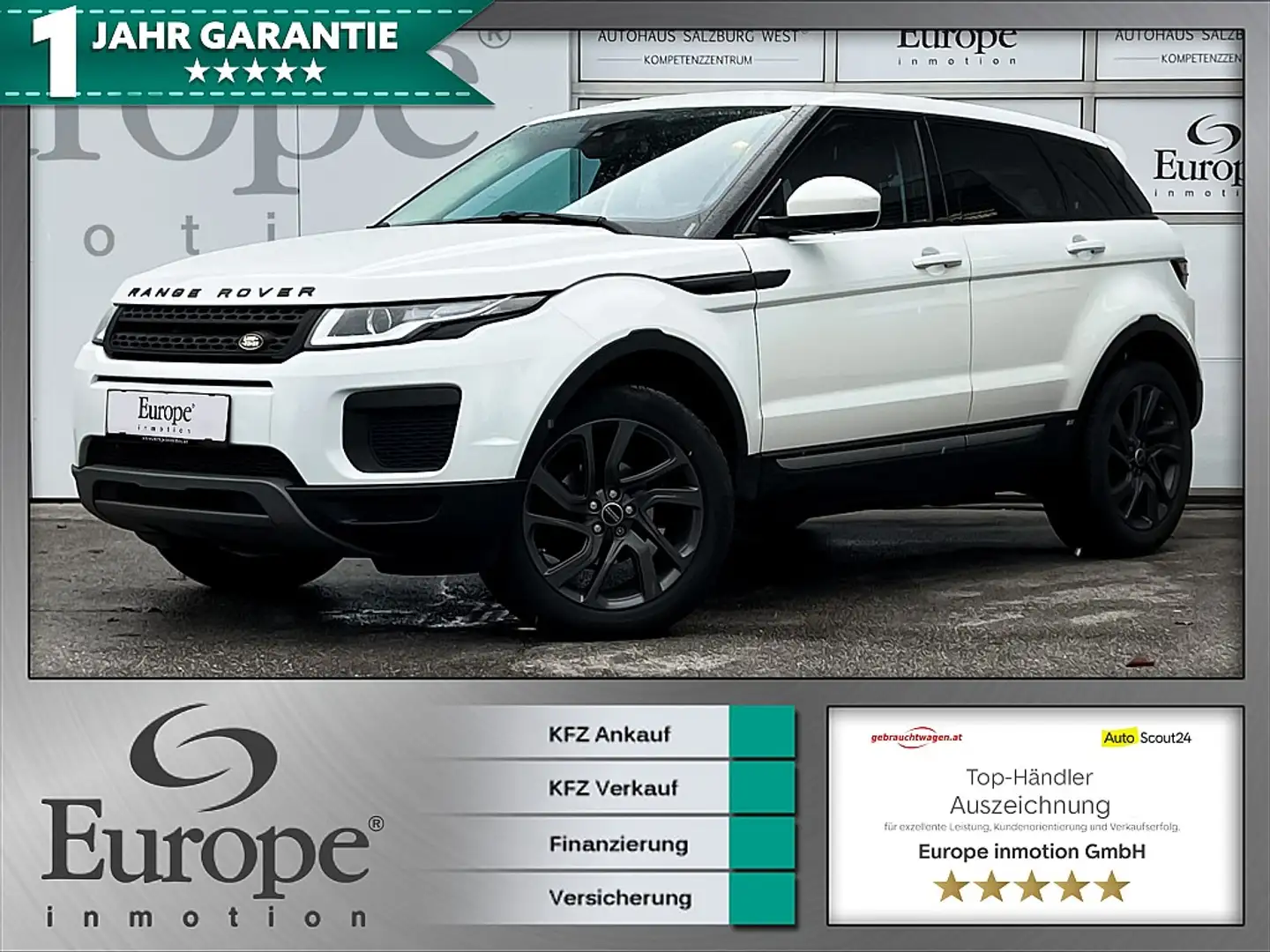 Land Rover Range Rover Evoque Pure 2,2 eD4 Weiß - 1