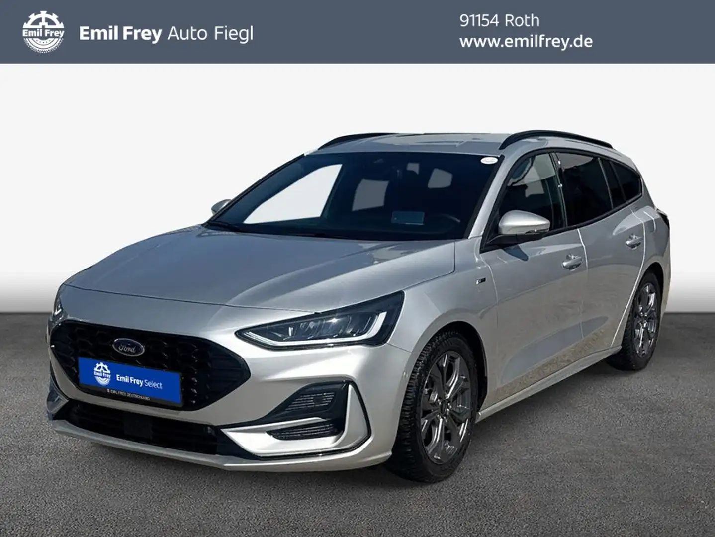 Ford Focus Turnier 1.5 EcoBlue Start-Stopp-System Aut. Silber - 1