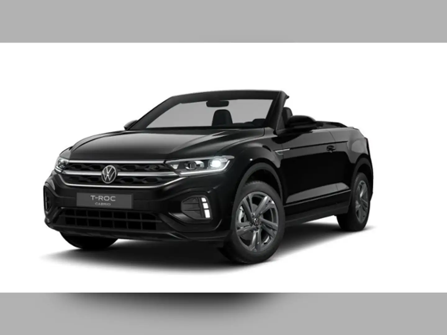 Volkswagen T-Roc Cabriolet R-Line 1.5 l DSG AHK Navi IQ.DRIVE Ganz Zwart - 2