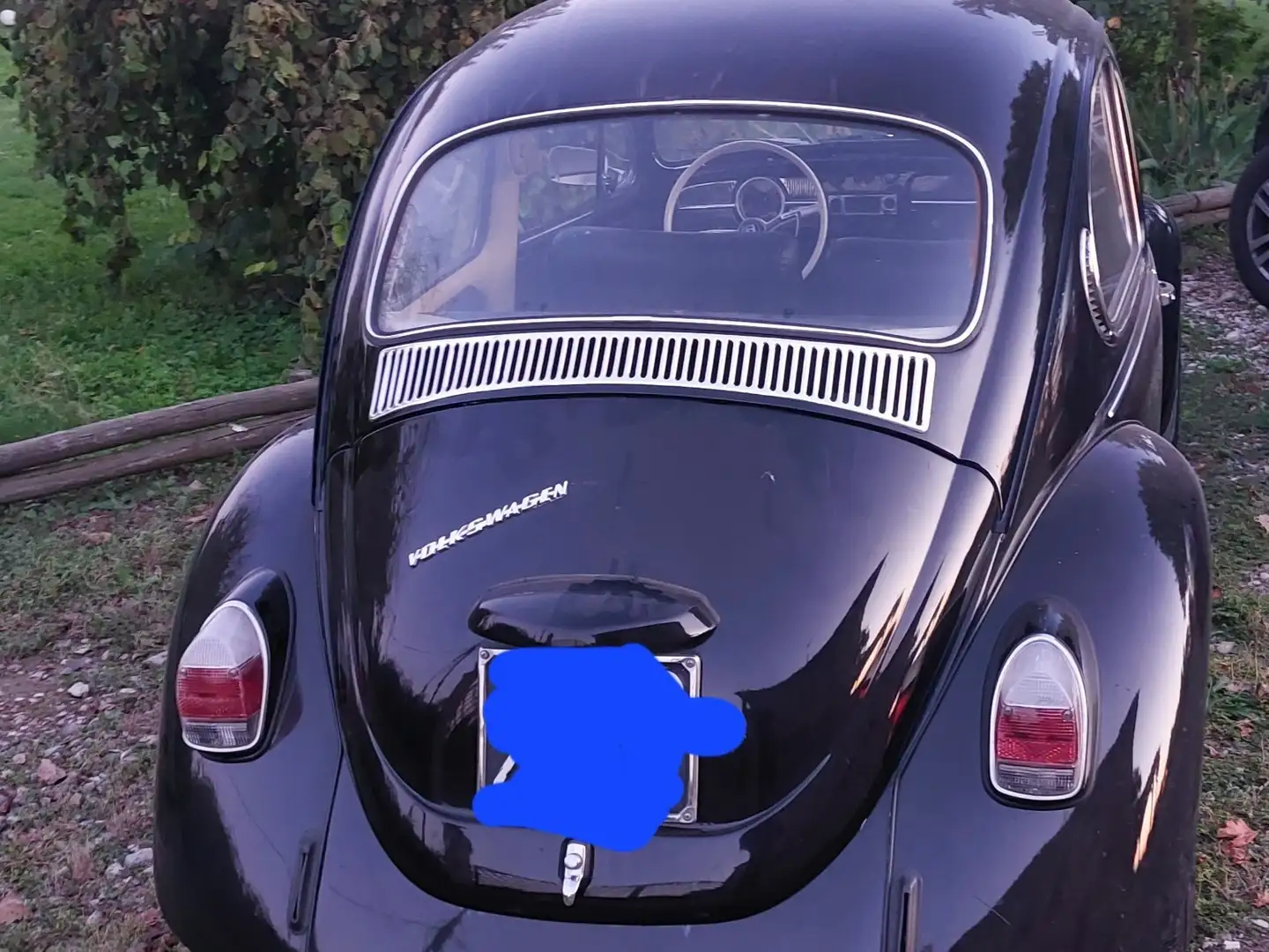 Volkswagen Maggiolino interni simil pelle neri Negro - 2