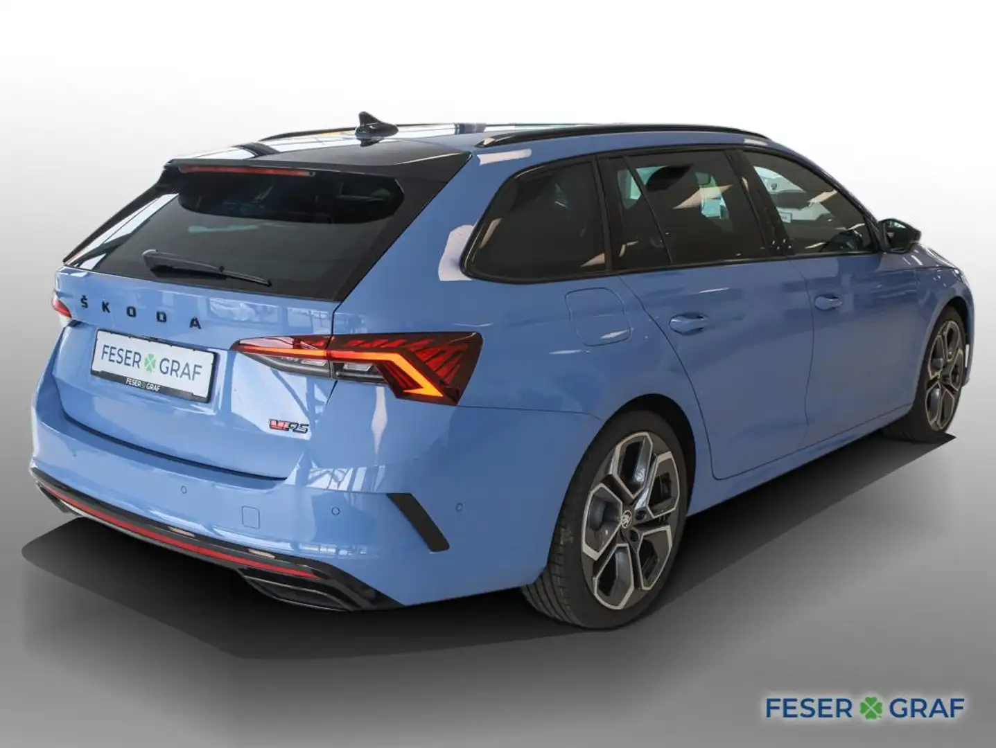 Skoda Octavia Combi 2.0 TDI RS DSG LED ACC eSitze Blau - 2