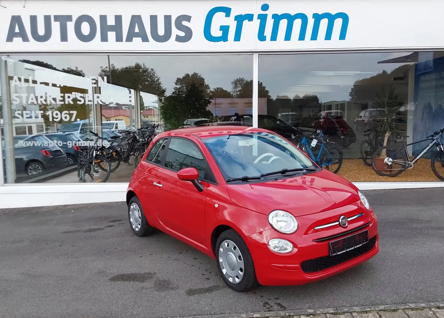 Fiat 500 1.0 GSE Hybrid Cult "Klima, Radio, Allwetter" uvm Rot - 1