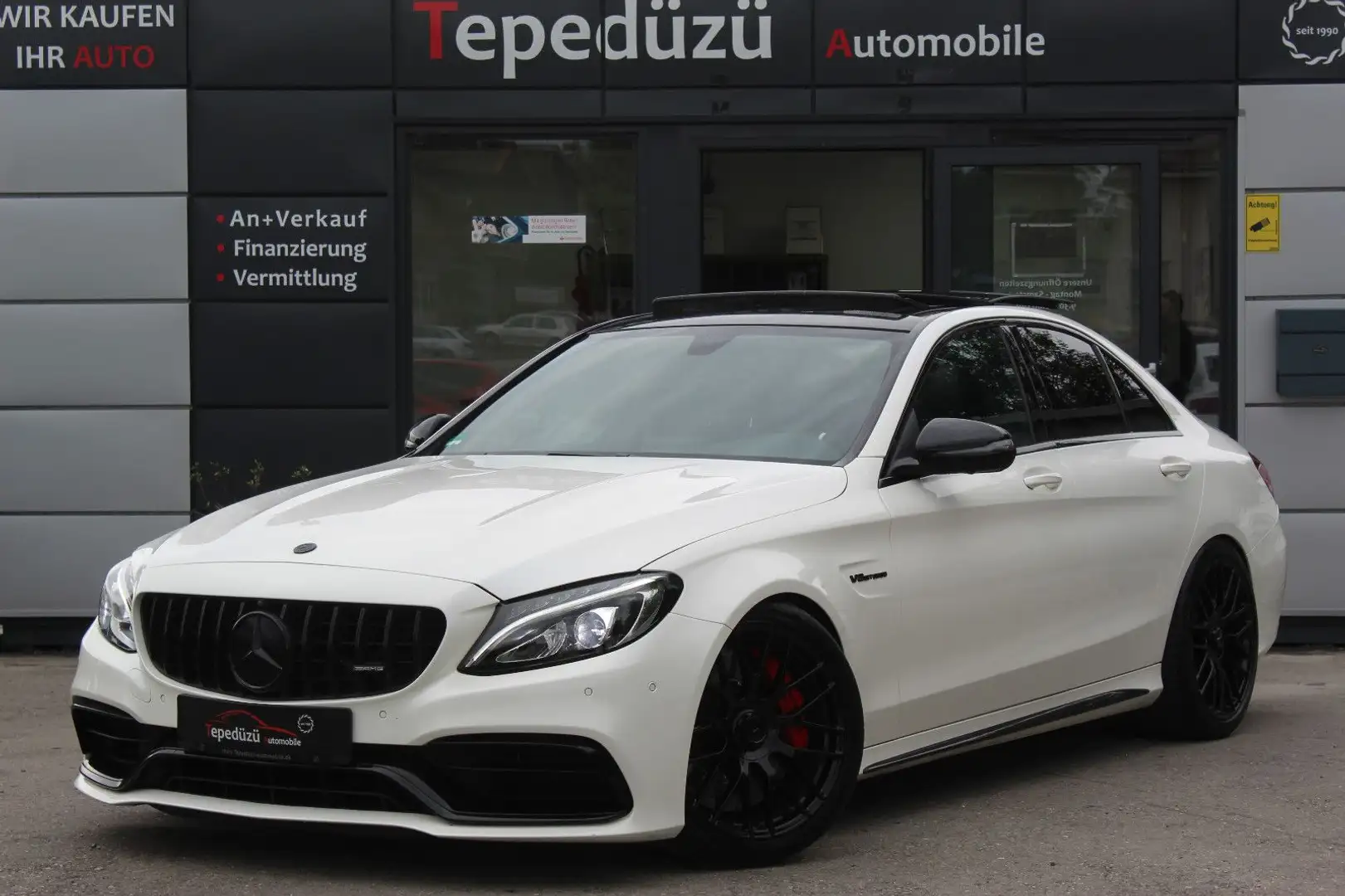 Mercedes-Benz C 63 AMG C 63 S AMG*DESIGNO*LED*PANO*PER.ABGAS*DR.PACKAGE Weiß - 1